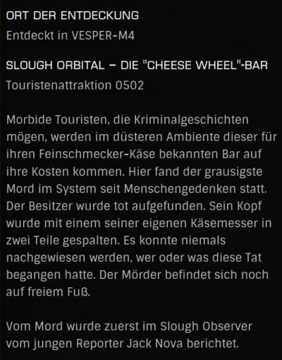 0502 - Slough Orbital - Die "Cheese Wheel"-Bar