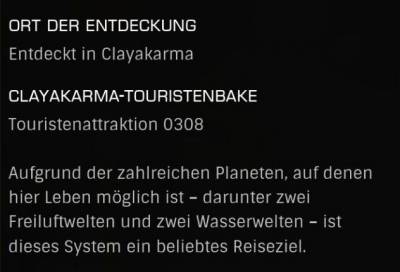 0308 - Clayakarma-Touristenbake